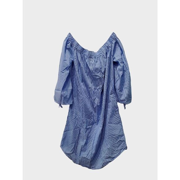 Dizzire Blue and White Dress - Picture 2 of 2